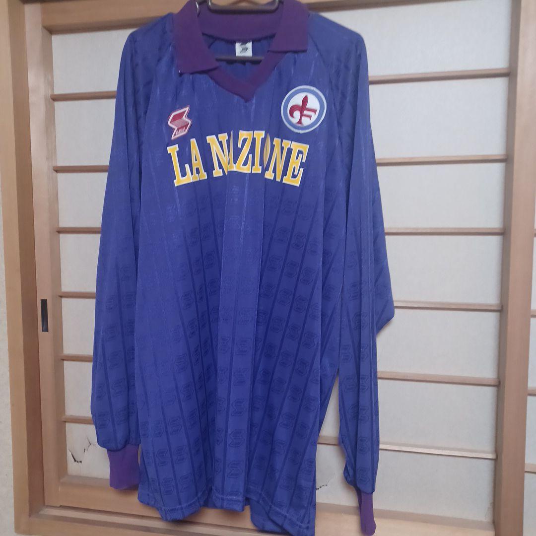 フィオレンティーナロベルトバッジョABM 紫 長袖 シャツ XL 背番号10