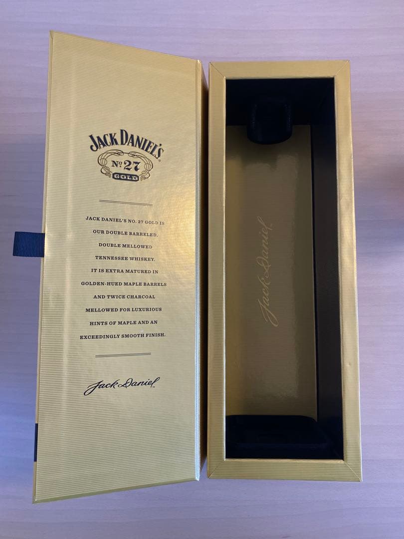 Jack Daniel's No. 27 Goldジャックダニエルゴールド箱付き