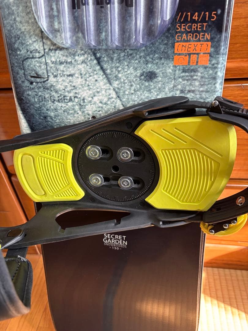 SECRET GARDEN 150cm メンズスノーボード ビンディング付き美品