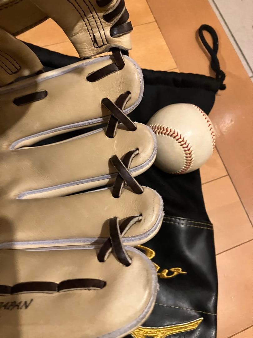 MizunoPro 硬式グローブ ベージュ波賀（Haga）即戦力