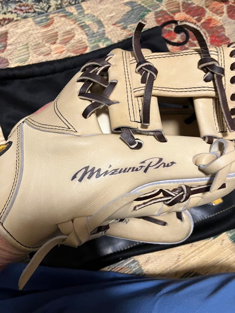 MizunoPro 硬式グローブ ベージュ波賀（Haga）即戦力