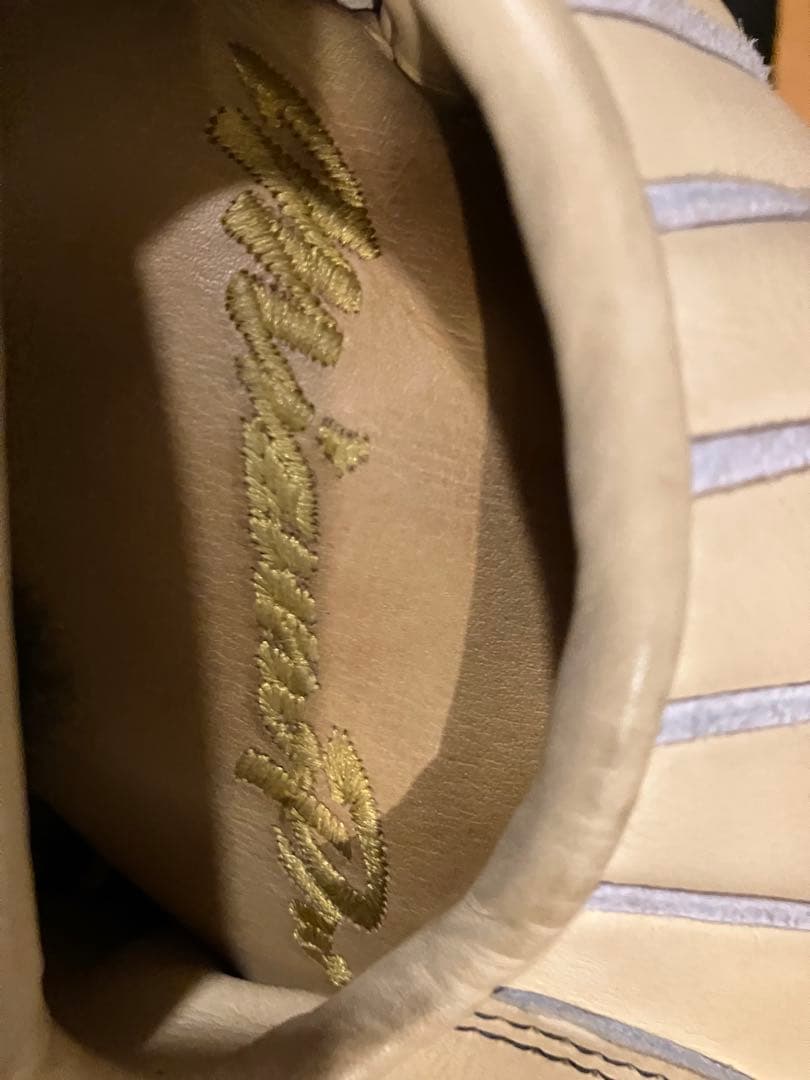 MizunoPro 硬式グローブ ベージュ波賀（Haga）即戦力