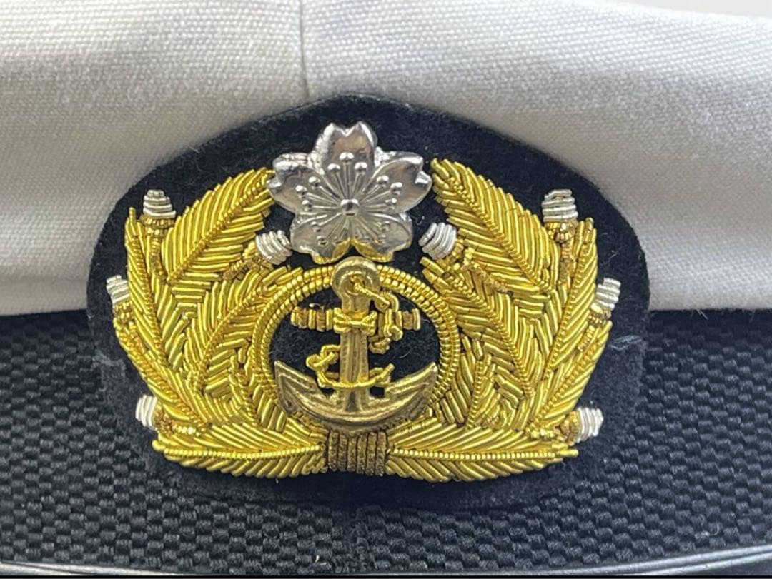 旧日本海軍士官用軍帽 日本軍海軍連合艦隊戦艦空母護衛艦巡洋艦潜水艦一種二種軍装