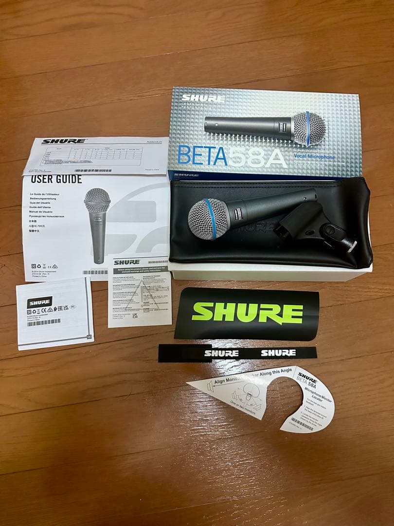 【美品】SHURE BETA 58A ダイナミックマイク