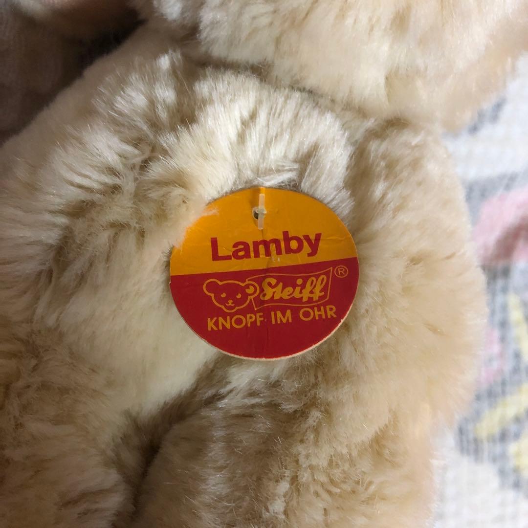 Steiff シュタイフ 073205 LAMBY ラム 22cm 中古品