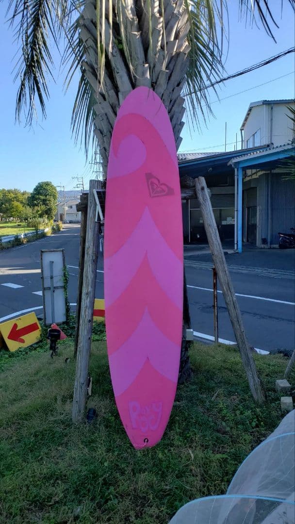 Roxy ソフトボード ピンク ハードース付き　埼玉県三郷市　直接取引のみ