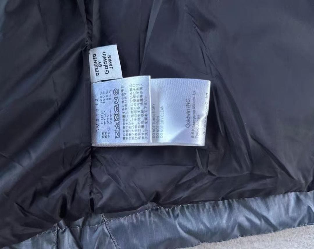 Goldwin 最新モデル 極寒対応 防寒性強化 フード付き ダウンジャケット