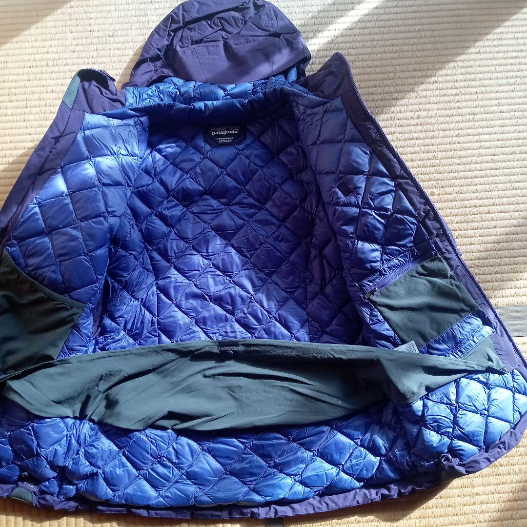 [超美品]パタゴニア フード付きダウンジャケット 紫