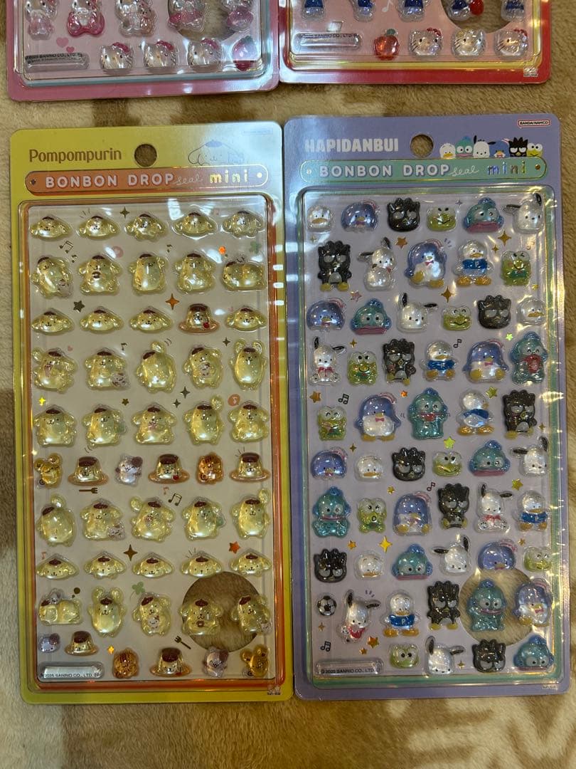 【即購入可】ボンボンドロップシール　サンリオmini コンプ おまけ付き❣️