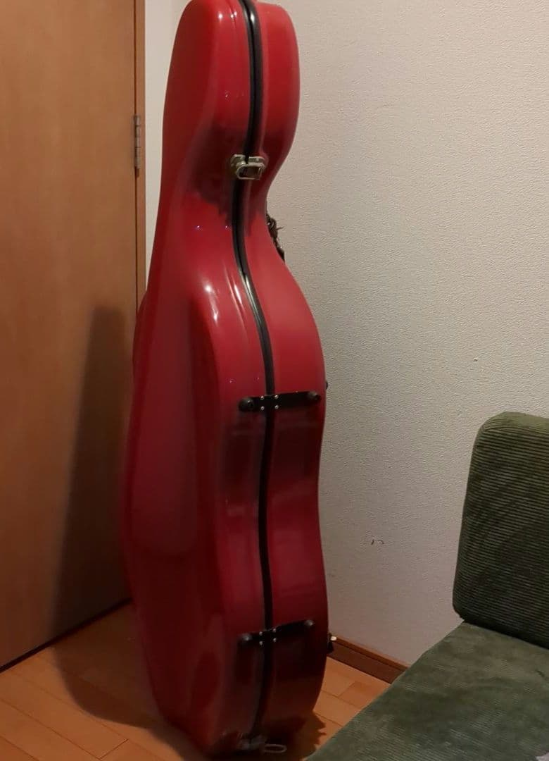 イーストマン 4/4 チェロケース レッド