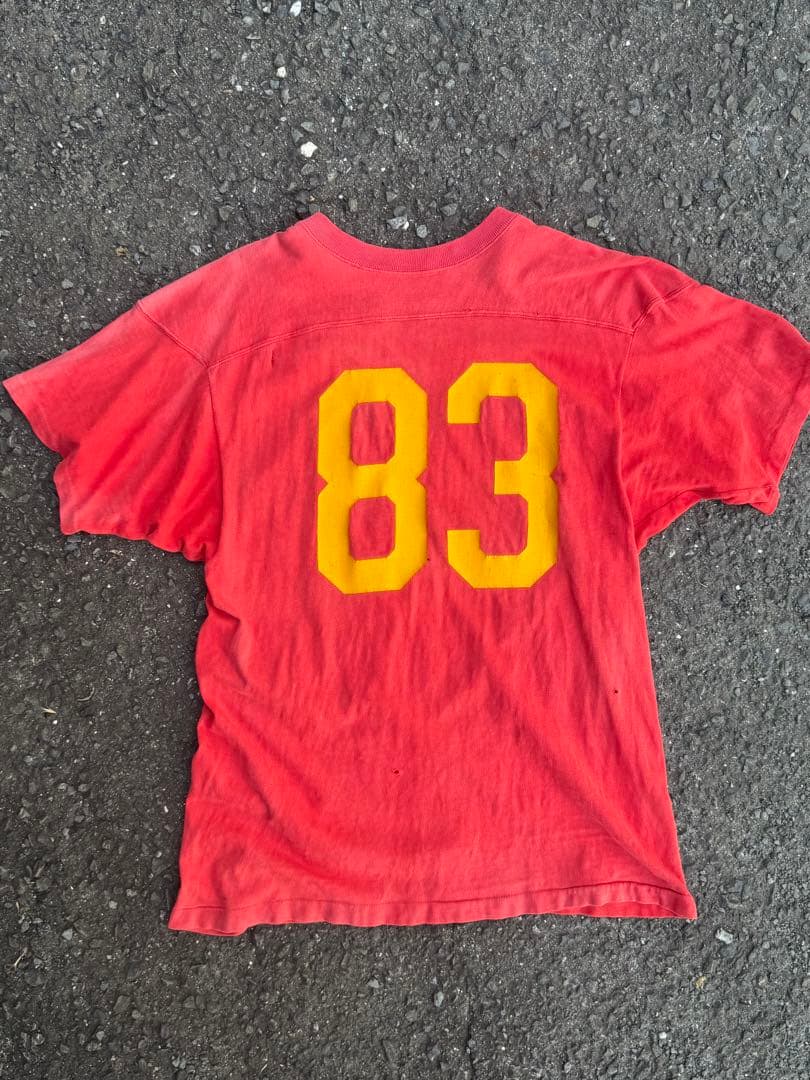 70s champion ナンバリングTフットボールT ヴィンテージ USA製