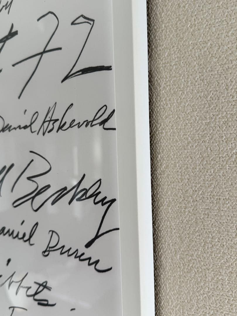 Cy Twombly: print 1972 ポスター　サイトゥオンブリー額装