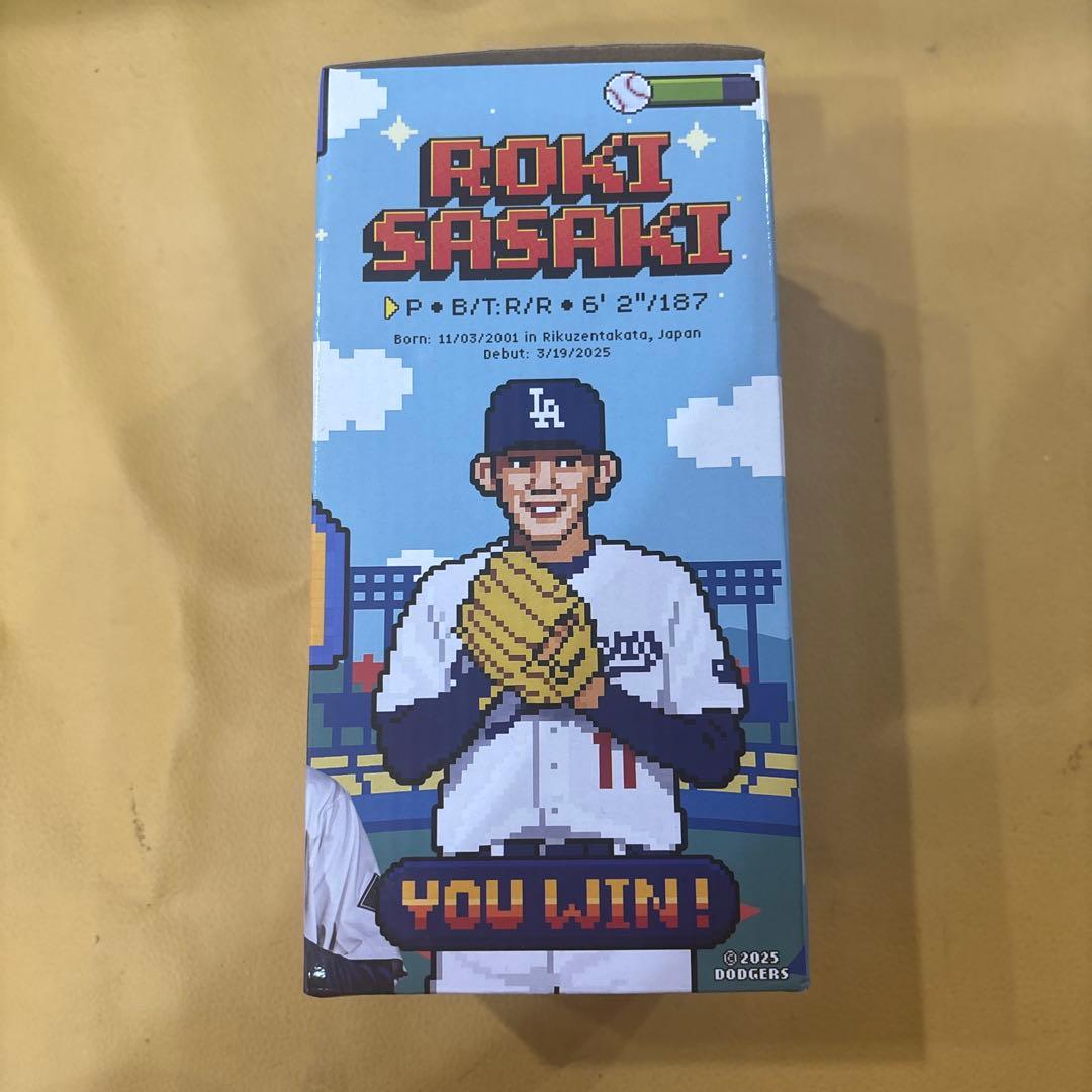 Dodgers Roki Sasaki フィギュア　ボブルヘッド