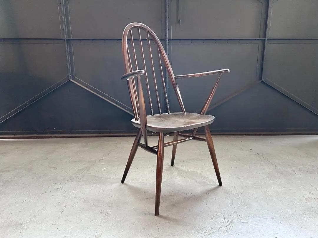 ー ERCOL　1960s ー　クエーカーアームチェア　アーコール　エルム材