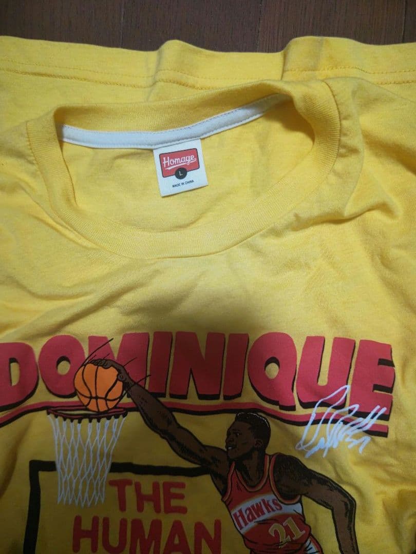 NBAレジェンドTシャツ　ドミニクウィルキンス　XL
