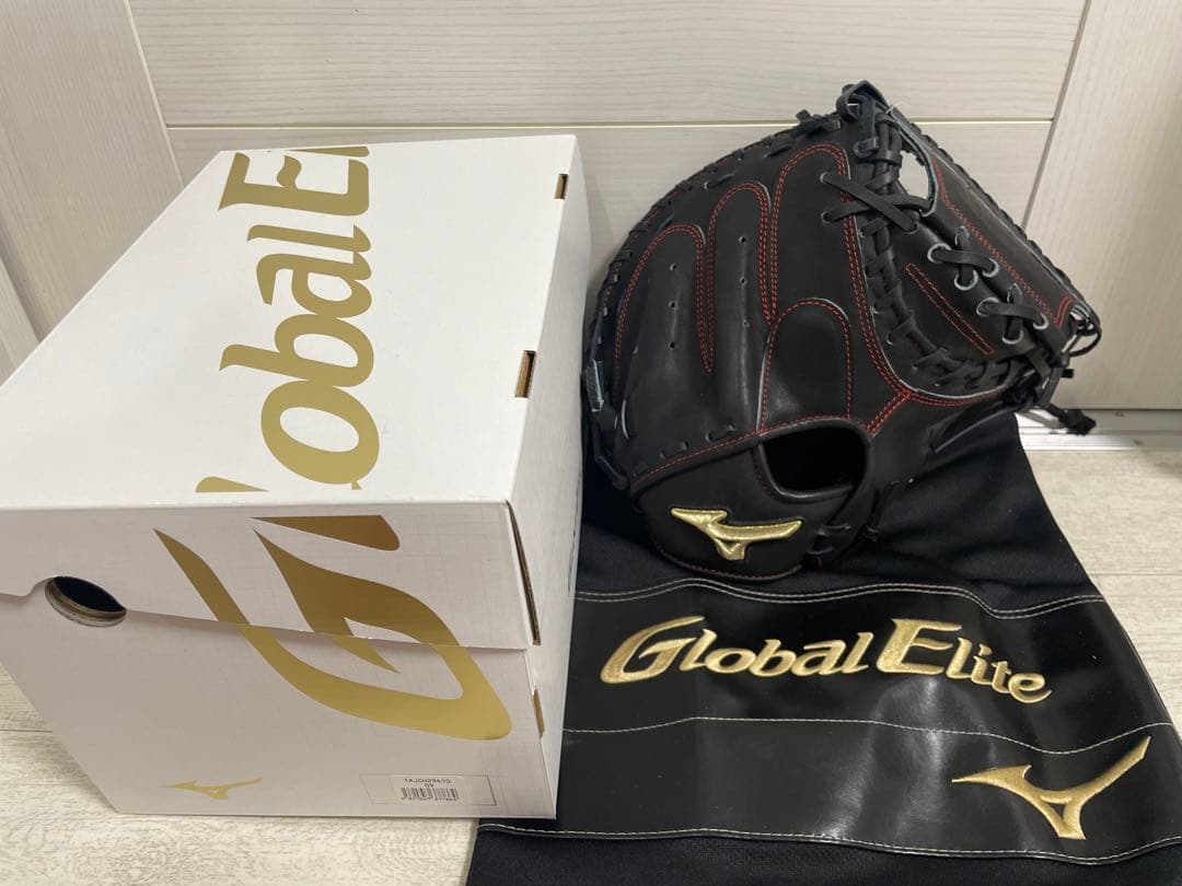 ⭐️新品未使用ミズノ⭐️硬式 捕手 ブロンド グローバルエリート 號 S-S型②