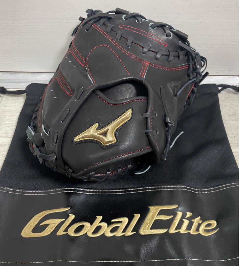 ⭐️新品未使用ミズノ⭐️硬式 捕手 ブロンド グローバルエリート 號 S-S型②