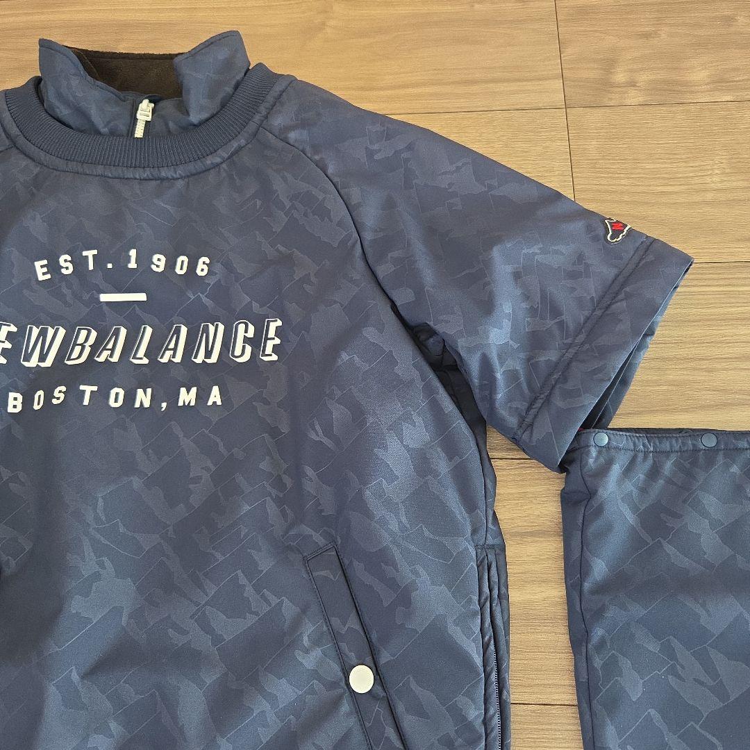 New Balance Golf ネイビー プルオーバージャケット　4（M）