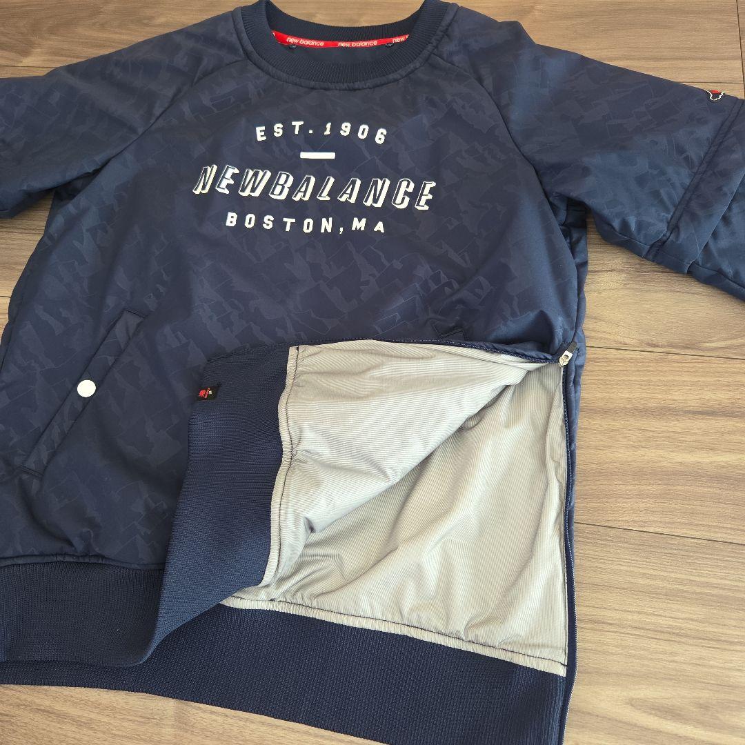 New Balance Golf ネイビー プルオーバージャケット　4（M）