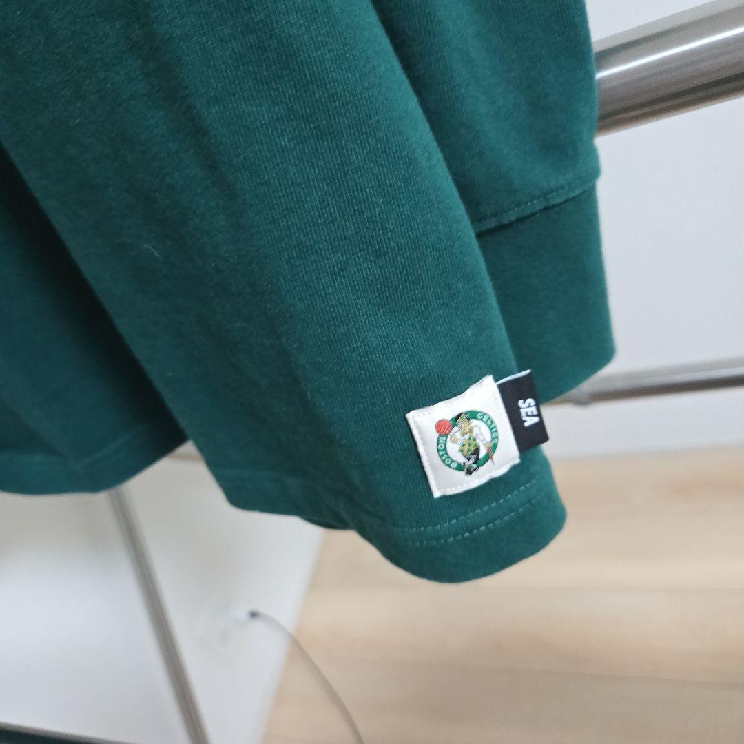 WIND AND SEA ボストン・セルティックス コラボ 厚手ロンT