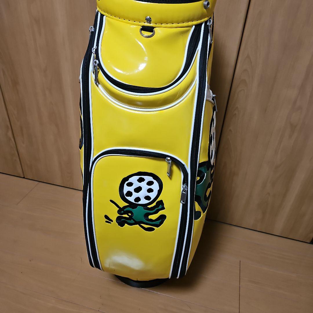 とみとむGOLF Partner キャディバッグ 黄色