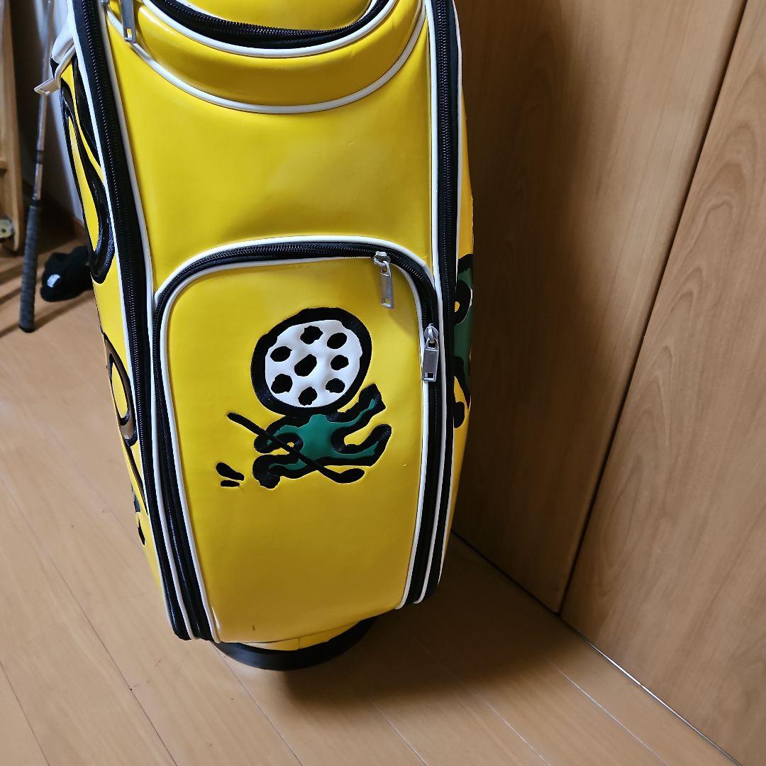 とみとむGOLF Partner キャディバッグ 黄色