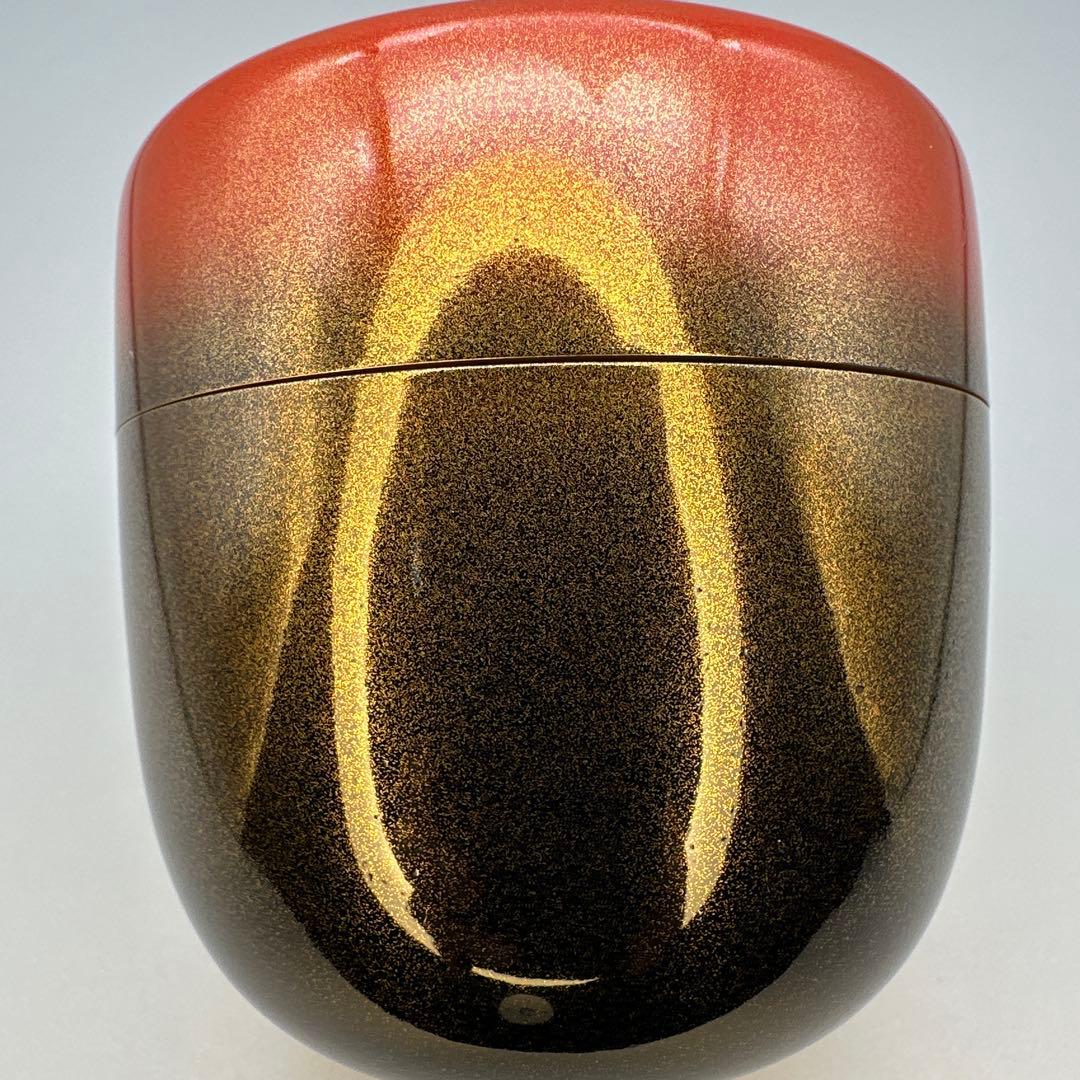 茶道具　棗　荒井正春　曙　内梨地