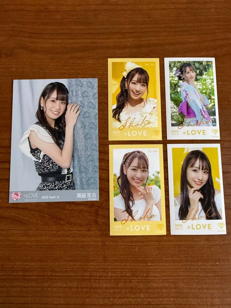 ---瀧脇笙古・生写真、ミニフォトカード---2枚〜バラ売りOK！