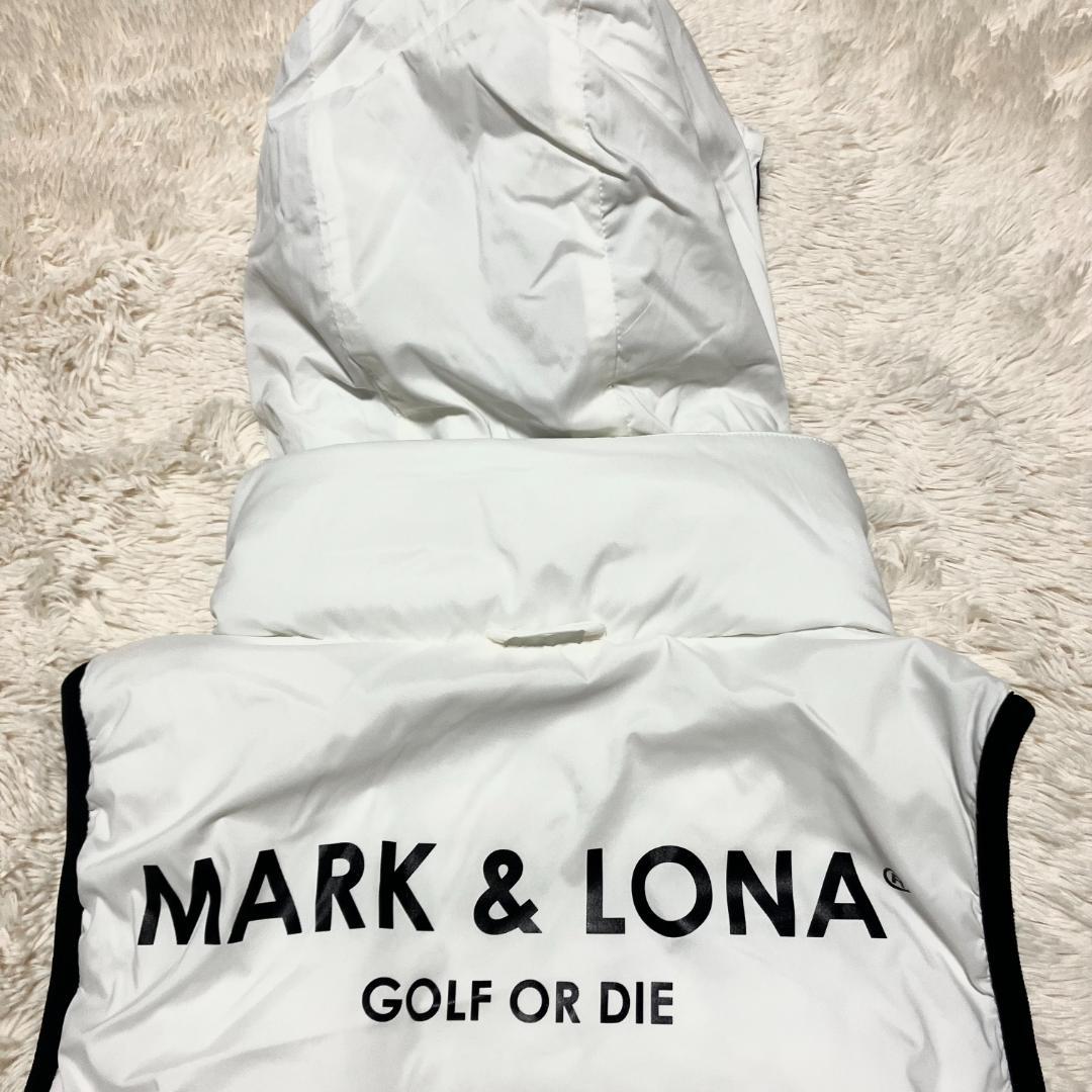 極美品✨ MARK&LONA 2way リバーシブル 中綿ベスト フード収納可