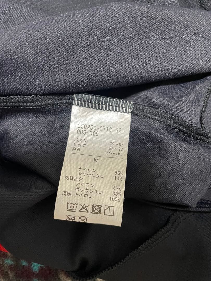 Madoka Sugaiコラボ　ブラック　ノースリーブレオタード