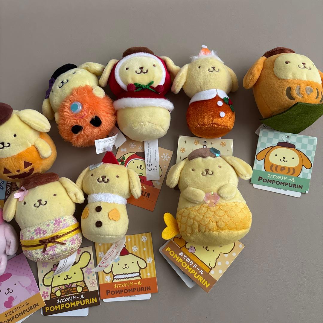 ポムポムプリン ぬいぐるみ おてのりドール 11体セット