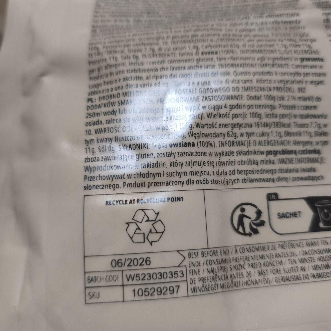 マイプロテイン　インスタントオーツ 6kg