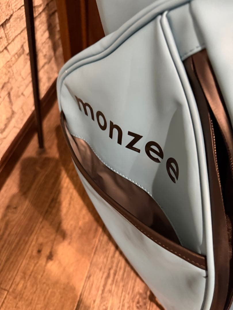 monzee 水色 ゴルフバッグ