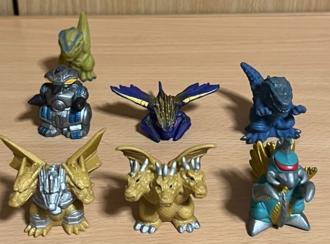 バンダイ　SD ゴジラ　怪獣王倶楽部　指人形　フィギュア　ソフビ　33体