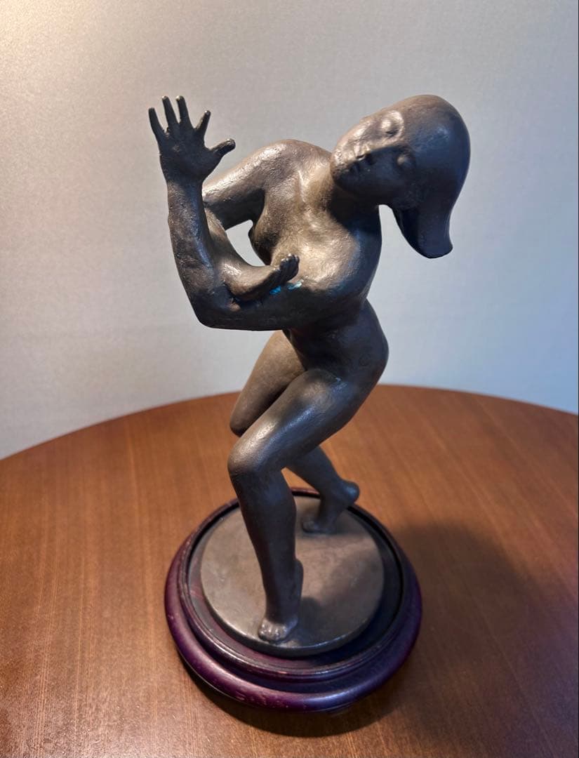 館野弘青 作「律動」 裸婦像 ブロンズ像