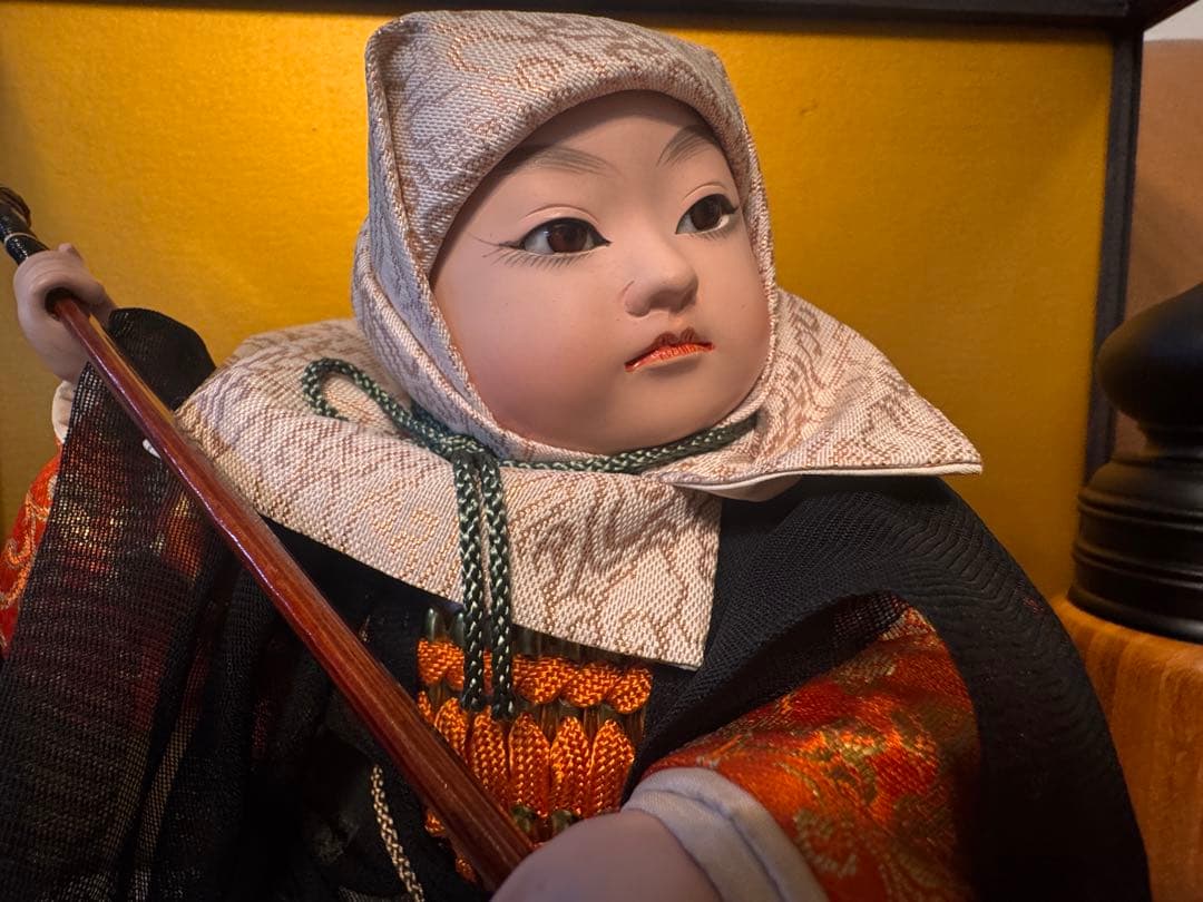 子供の日！五月人形 お祝ケース飾　子供大将 弁慶五條橋　お子様お孫様最終赤字出品