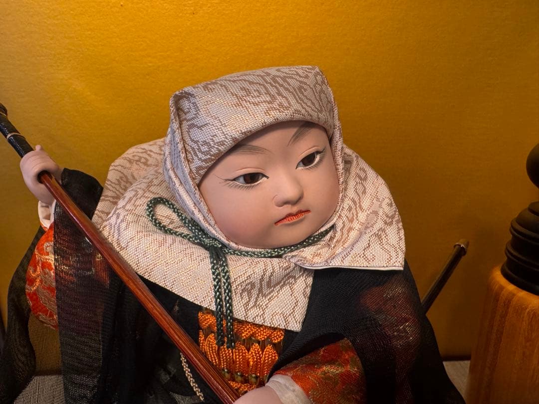 子供の日！五月人形 お祝ケース飾　子供大将 弁慶五條橋　お子様お孫様最終赤字出品