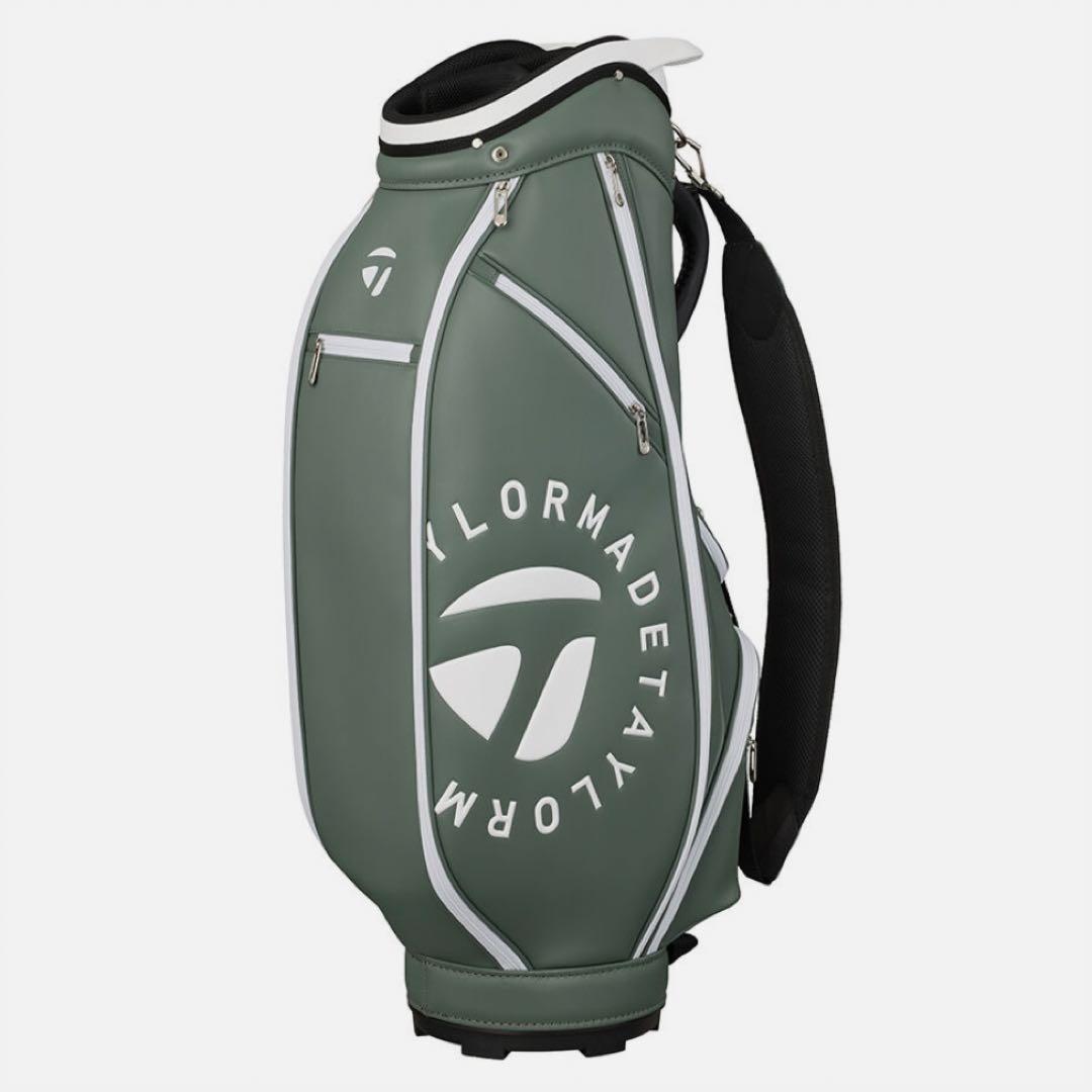 【新品未使用】テーラーメイド サークルロゴ キャディバッグ　アシッドグリーン