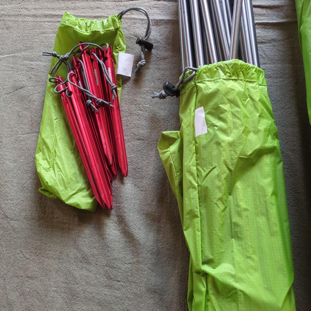 Naturehike Mongar 2 2人用テント グリーン/ホワイト