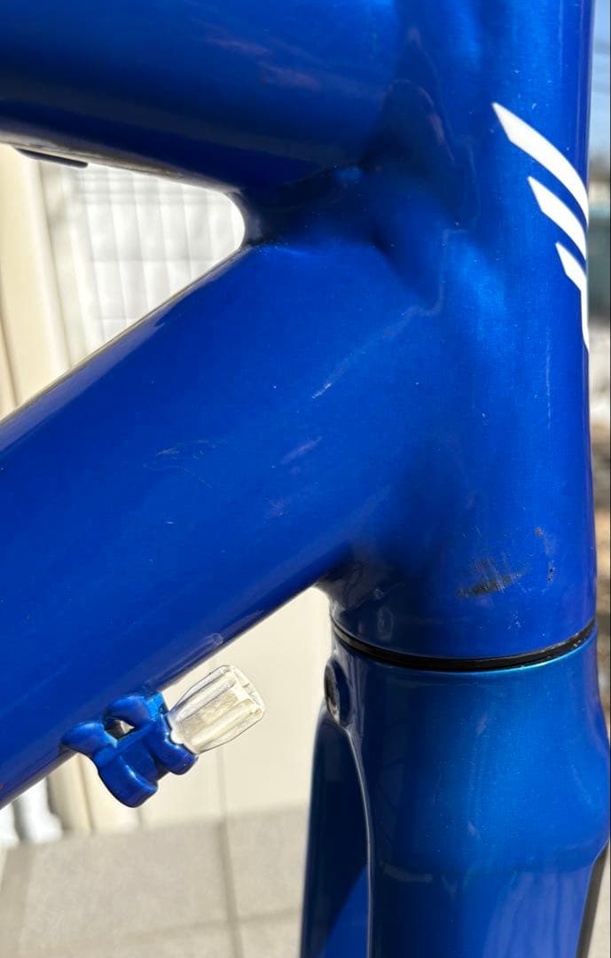 クランク付き　FELT ロードバイクフレーム 54cm 青