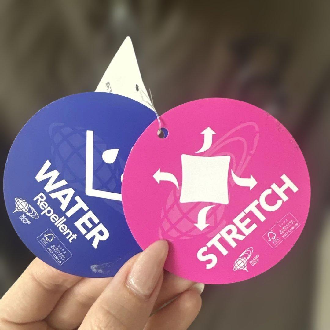 【新品】beams golf 撥水ストレッチオリーブベスト　Lサイズ