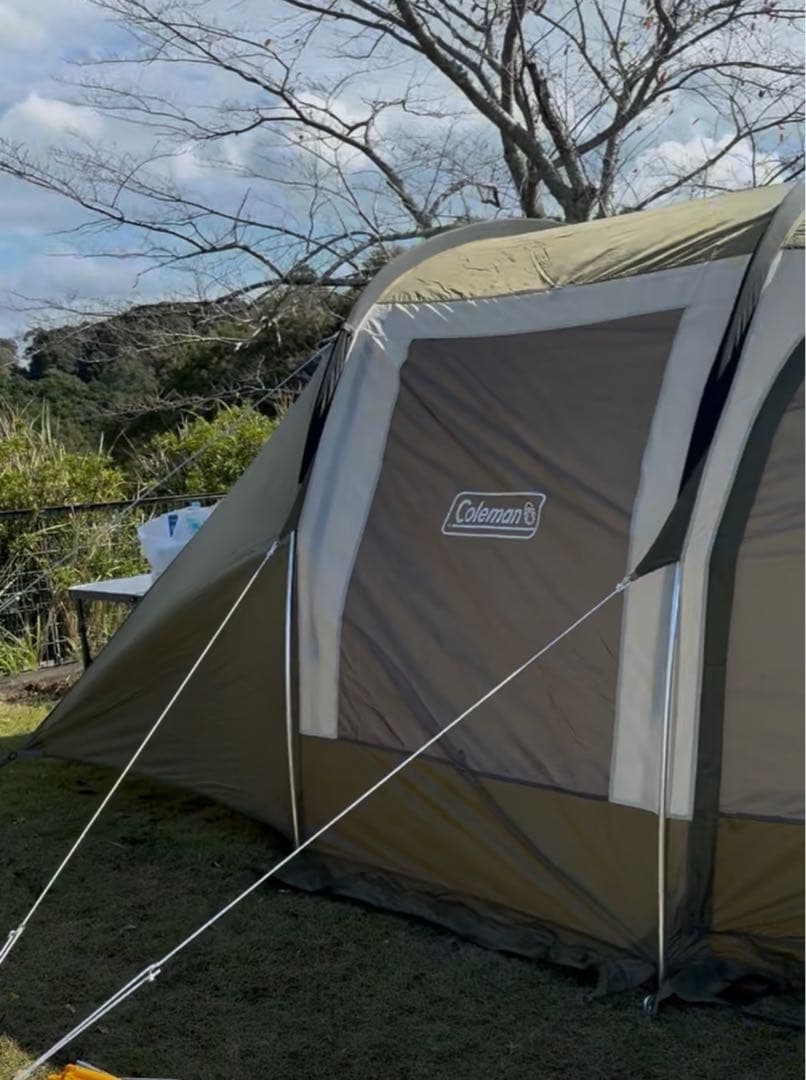 Coleman 2ルームドームテント LDX カーキ+シートセット