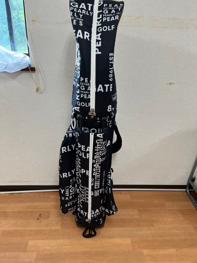 PEARLY GATES ゴルフバッグ 89 ブラック/ホワイト
