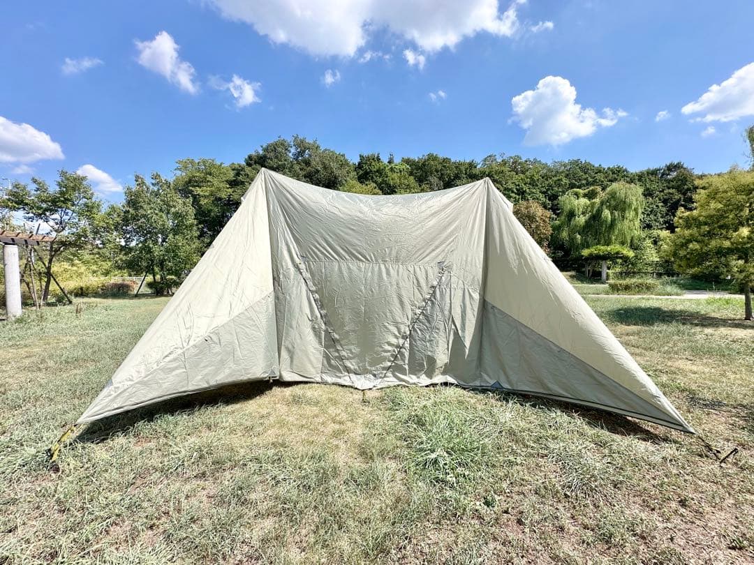 美品 鎌倉天幕 ナショナルジオグラフィック HIDEOUT DACポール付き