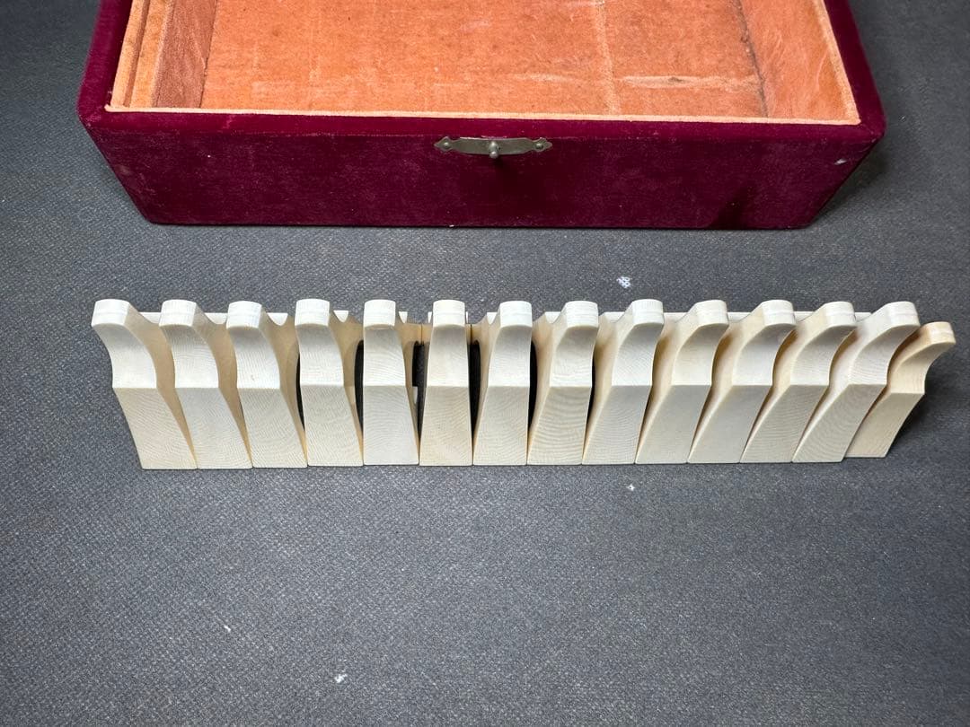 極上　三線　琴柱 筝柱　天然素材 14個セット 和楽器　御琴　和琴