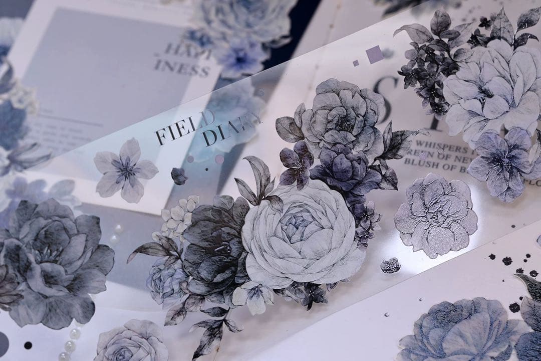 ⭐️SALE⭐️ 小白家文創《岚烟》海外マスキングテープ　マステ 【2505】