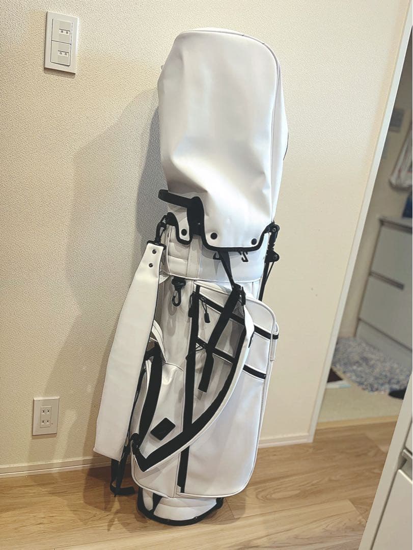 JONES キャディバッグ ホワイト/ブラック