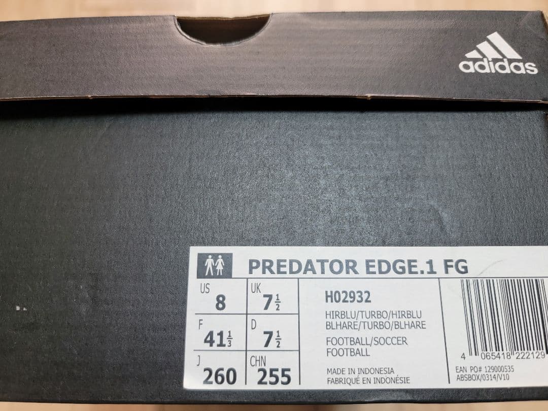 新品未使用！ adidas プレデター エッジ.1 L FG 26cm