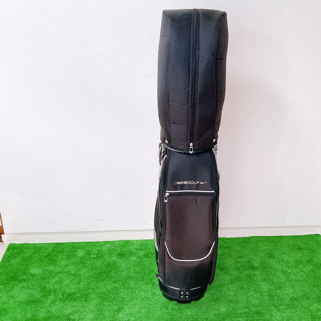 NIKE GOLF キャディバッグ 6口 フード付き 廃盤品 希少 レア BK