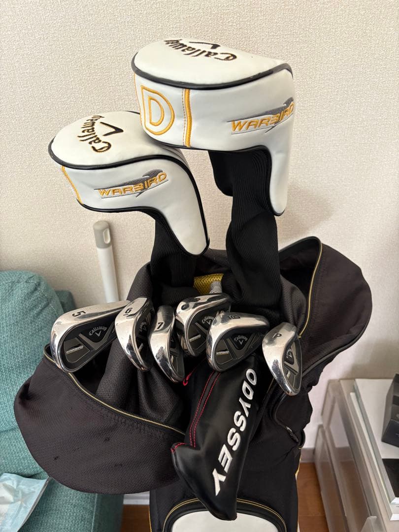 【超美品】初心者向け！キャロウェイ　ウォーバード　クラブセット+キャディバッグ